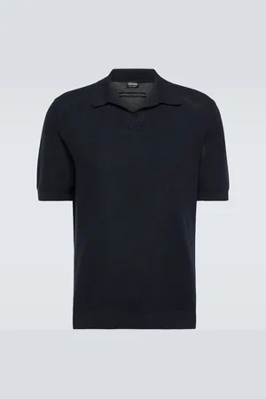Ermenegildo Zegna Polo de piqué de algodón