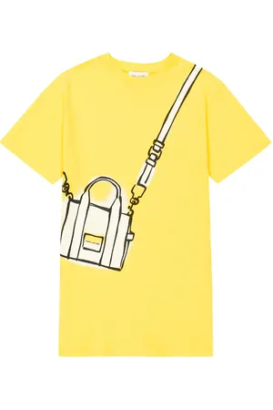 Marc Jacobs Vestido camiseta trampantojo de algodón