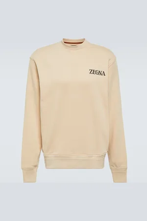 Ermenegildo Zegna Sudadera de jersey de algodón con logo