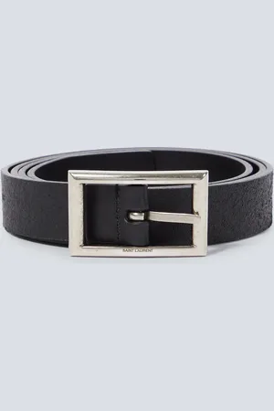 Saint Laurent Cinturón de piel