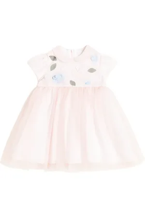Il gufo Bebé - vestido floral con tul