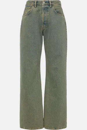 Acne Studios Jeans anchos 2021F de tiro medio