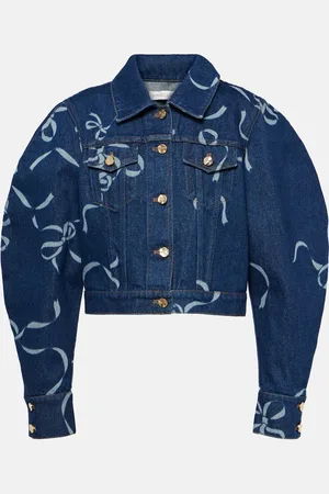 Nina Ricci Chaqueta de denim estampada