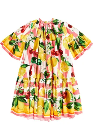 Dolce & Gabbana Vestido de algodón estampado