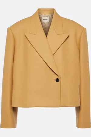 Khaite Chaqueta cropped Raymond de mezcla de lana