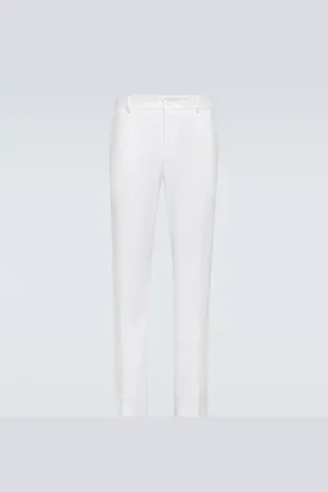 Dolce & Gabbana Pantalones rectos de mezcla de lino