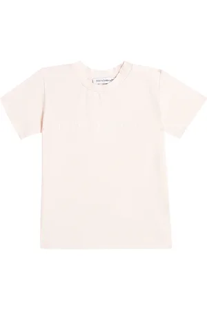Dolce & Gabbana Bebé - camiseta de algodón con logo