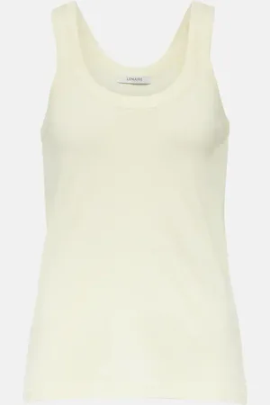 LEMAIRE Tank top acanalado de algodón