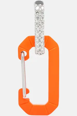 Eera Eéra Pendiente individual Chiara Small de oro blanco de 18 ct con diamantes