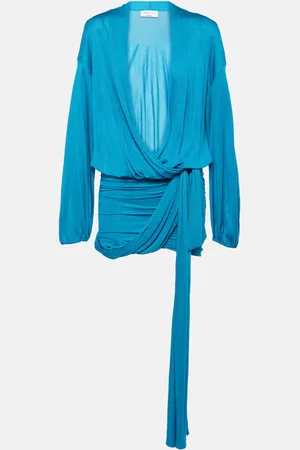 BLUMARINE Vestido corto drapeado