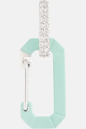 Eera Eéra Pendiente individual Chiara Small de oro blanco de 18 ct y diamantes