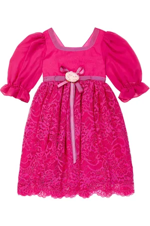 PATACHOU Vestido de encaje adornado