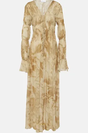 BLUMARINE Vestido largo estampado
