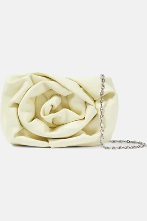 Burberry Clutch Rose de piel fruncida