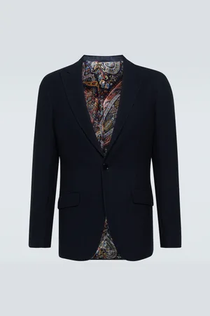 Etro Blazer de algodón texturizado