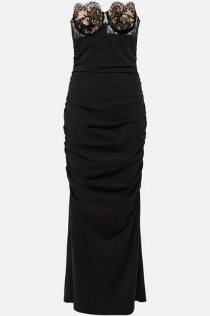 Dolce & Gabbana Vestido de fiesta bustier con encaje