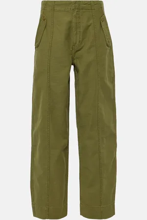Frame Pantalones barrel de algodón