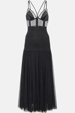 Dolce & Gabbana Vestido bustier midi con paneles
