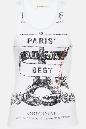 Y / PROJECT Top Evergreen Paris Best de algodón