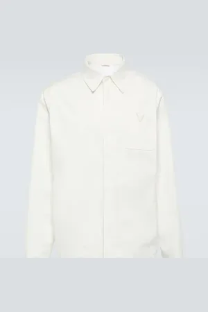 VALENTINO Chaqueta de lona de algodón