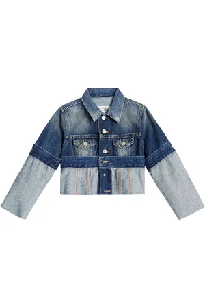 Maison Margiela Chaqueta cropped de denim