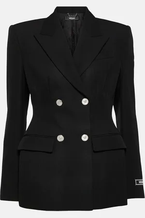 VERSACE Blazer cruzado de lana