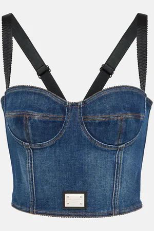 Dolce & Gabbana Bustier de denim