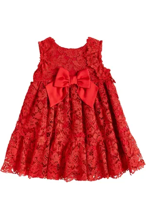 PATACHOU Bebé - vestido de encaje con lazo