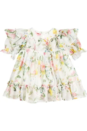 PATACHOU Bebé - vestido floral con volantes