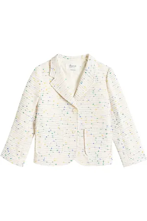 BONPOINT Chaqueta Tomas de tweed de mezcla de algodón