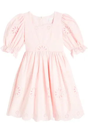 PATACHOU Vestido de algodón con bordado inglés