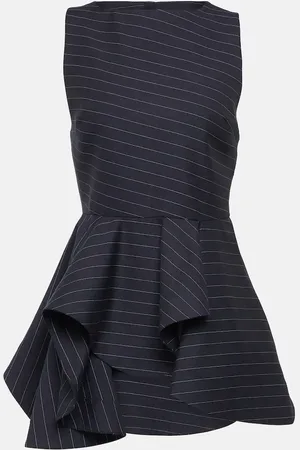 J.W.Anderson Top de mezcla de lana con peplum