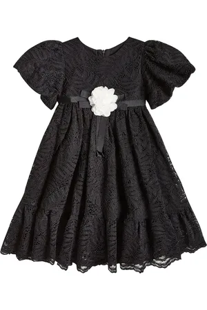 PATACHOU Vestido de encaje con volantes