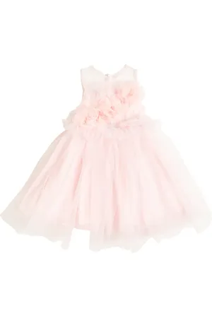 PATACHOU Vestido de tul con aplique floral