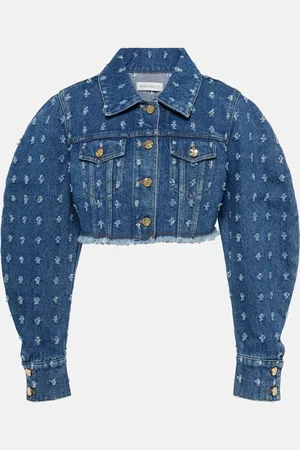 Nina Ricci Chaqueta cropped de denim