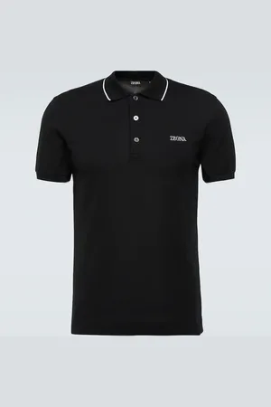 Ermenegildo Zegna Polo de mezcla de algodón