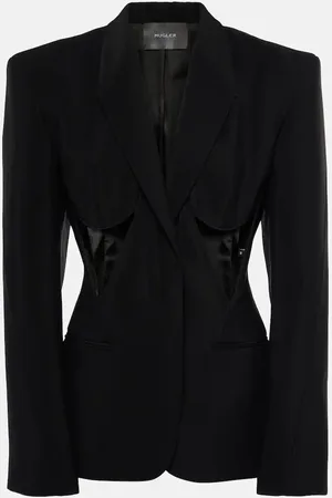 MUGLER Blazer con aberturas