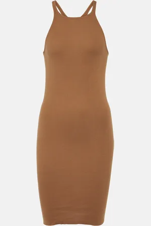 Rick Owens Vestido corto de algodón