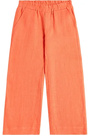 PAADE Pantalones anchos de lino