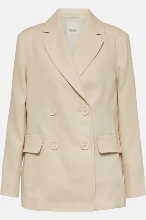 Max Mara Blazer cruzado Laura de lino