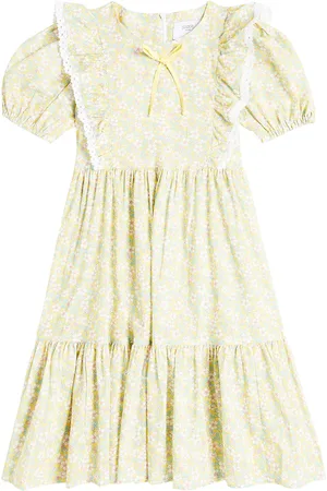 PAADE Vestido de algodón estampado