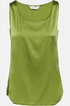 Max Mara Tank top Pan Leisure de mezcla de algodón
