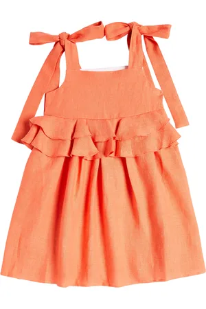PAADE Vestido de algodón con volantes