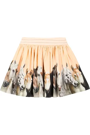 Molo Falda Brenda de algodón estampada