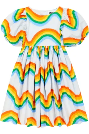 Molo Vestido Calyita de algodón estampado
