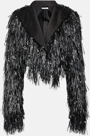 LAQUAN SMITH Chaqueta cropped Tinsel