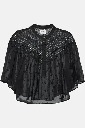 Marant Etoile Top Safi de encaje asimétrico