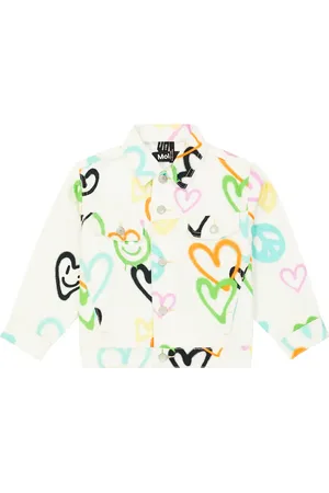 Molo Chaqueta Hedley de denim estampada