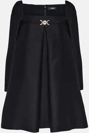 VERSACE Vestido corto Medusa ’95 de lana y seda