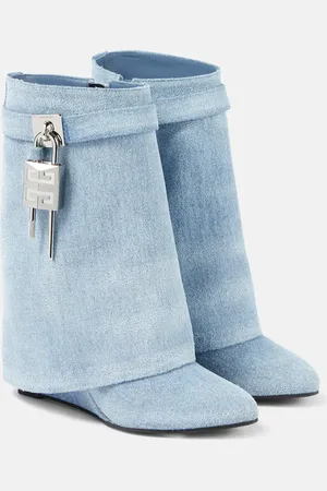 Givenchy Botas Shark Lock de denim